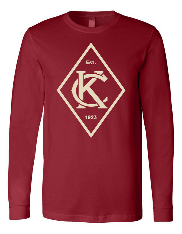 Kansas City Alumni Logo Long Sleeve T-Shirt - Crimson