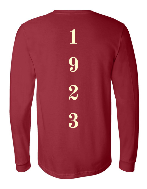Kansas City Alumni Logo Long Sleeve T-Shirt - Crimson