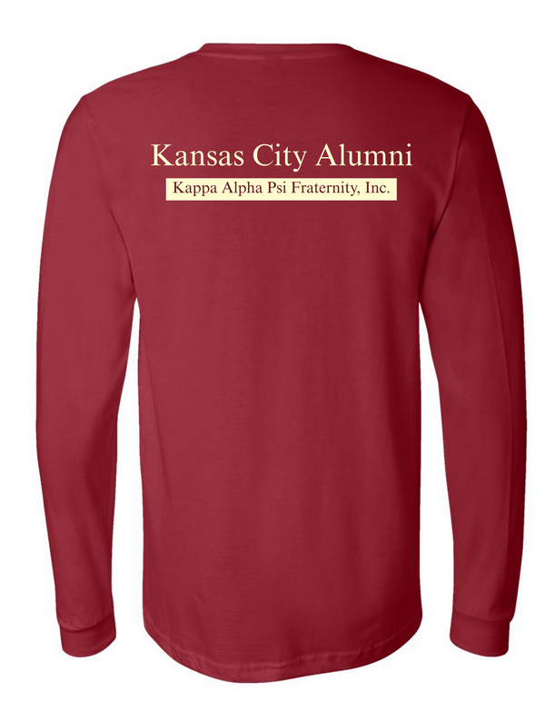 Kansas City Alumni 1923 Long Sleeve T-Shirt - Crimson