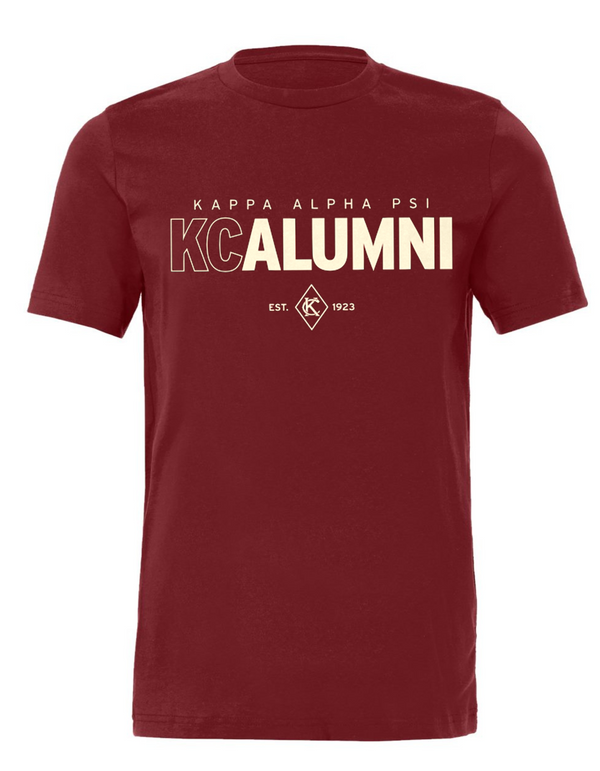 Kansas City Alumni Block T-Shirt - Crimson