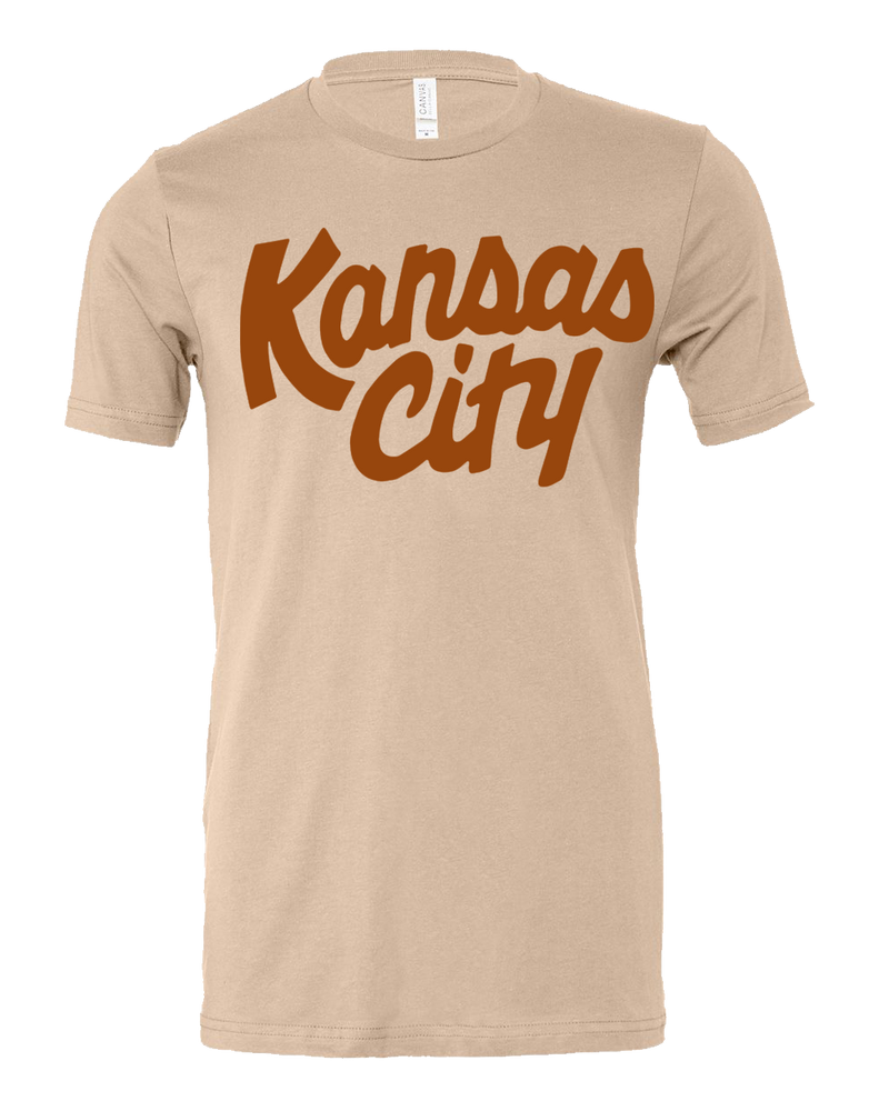 Kansas City Script Dune T-Shirt - Tan