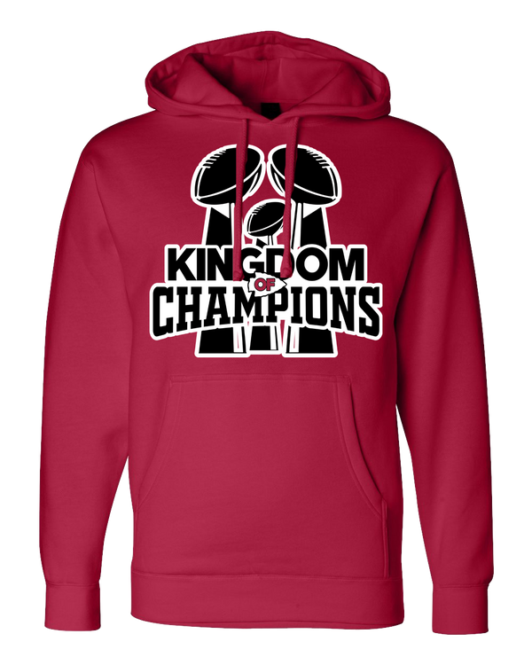 Kingdom of Champions Heavy Weight Hoodie - Red