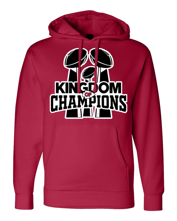 Kingdom of Champions Heavy Weight Hoodie Red KCK Legends