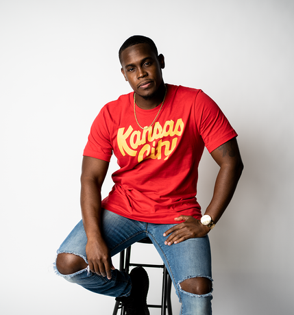 Kansas City Script T-Shirt - Red – Revel Boutique