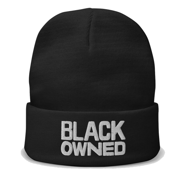 Black Owned - Beanie - Black