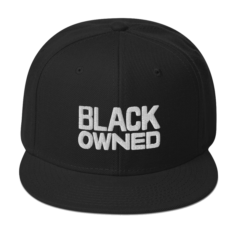 Black Owned - Snapback Hat - Black